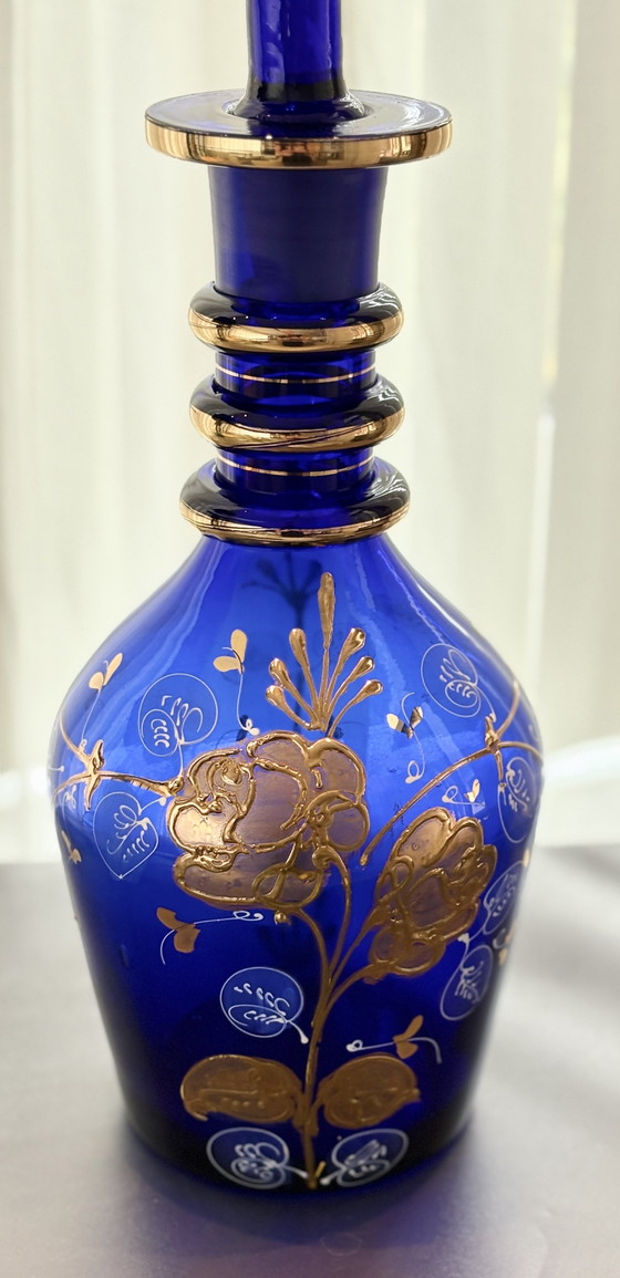 Image 1 of WATERKARAF BLUE GOLD