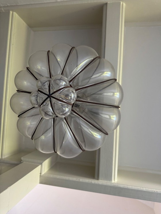 Image 1 of Lampada a sospensione a gabbia veneziana