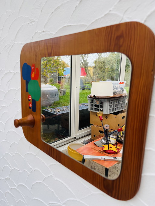 Dujardin Wooden Children's Mirror