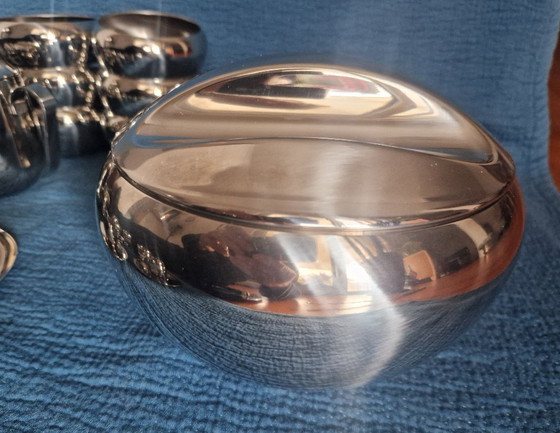 Image 1 of Set tazzine caffè e macedonia acciaio IMCO