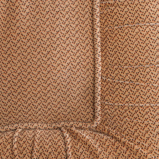 Image 1 of SET DI 3 POLTRONE MODULARI IN TESSUTO BEIGE ANNI ’70 VINTAGE MODERNARIATO