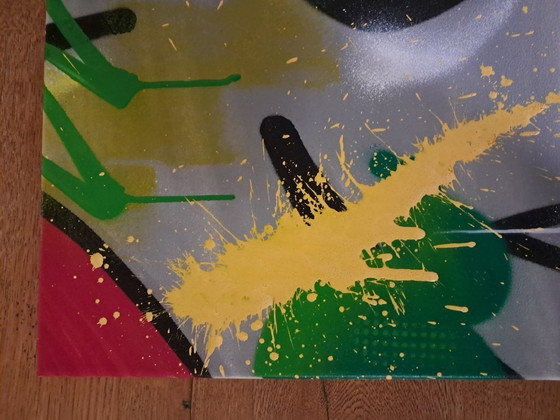 Image 1 of Matias MACHADO - Original Chrome - Artist painting