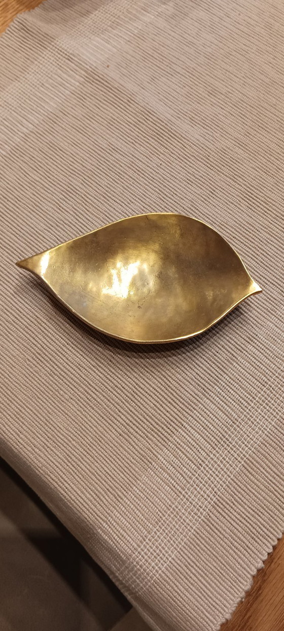 Vintage Edouard Rambaud Paris Vide-Poche / Bowl - Gilded (14.5 cm), Decorative Objects, Metal, Gold (photo 2 of 5)
