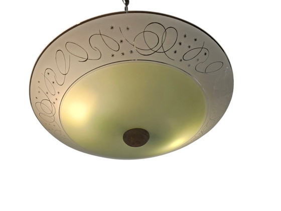 Image 1 of Philips - paraplulamp - glas - metaal - Holland - 1960's