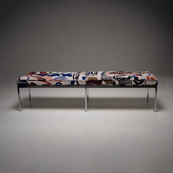 Image 1 of 1 banc modèle 2530-6, 4 places, de Florence Knoll pour Knoll Inc. / International