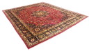 Original Perserteppich Keschan,Kashan Rot 331 x 286 cm Top Zustand Klassik Alt