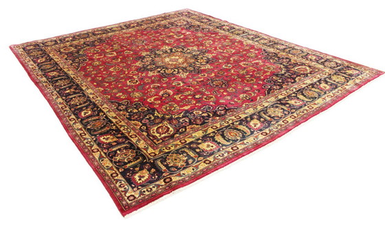 Image 1 of Original Perserteppich Keschan,Kashan Rot 331 x 286 cm Top Zustand Klassik Alt