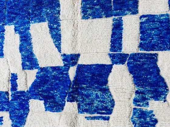 Image 1 of Handgeknüpfter marokkanischer Beni-Ouraine-Wollteppich, 2/3 m