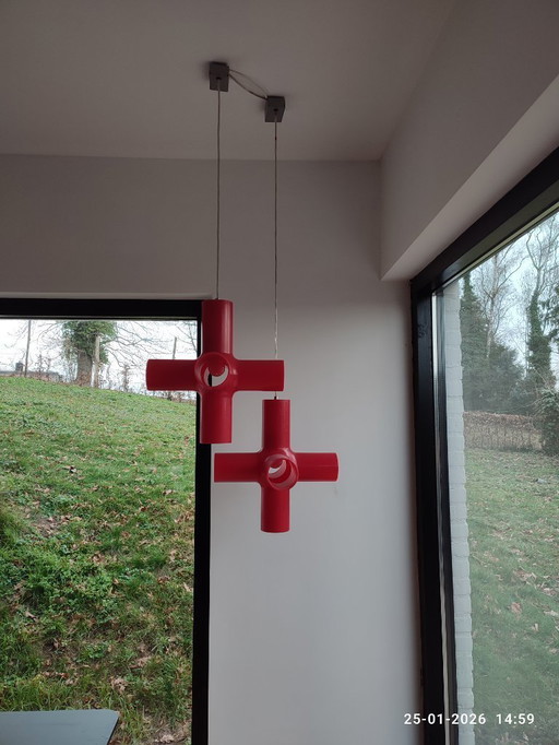 Kreuzlichtlampen rot - Jan Melis und Ben Oostrum