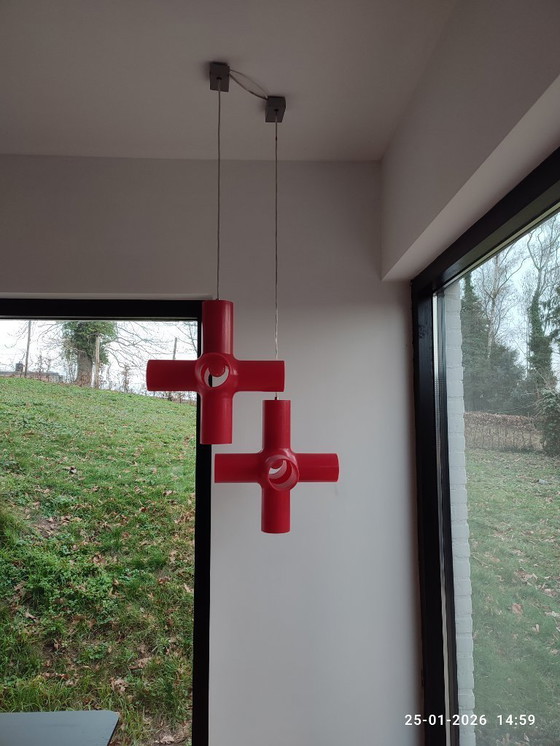 Image 1 of Kreuzlichtlampen rot - Jan Melis und Ben Oostrum