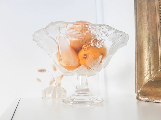 Fruttiera vintage in vetro stampato – Stoviglie (photo 2 of 10)