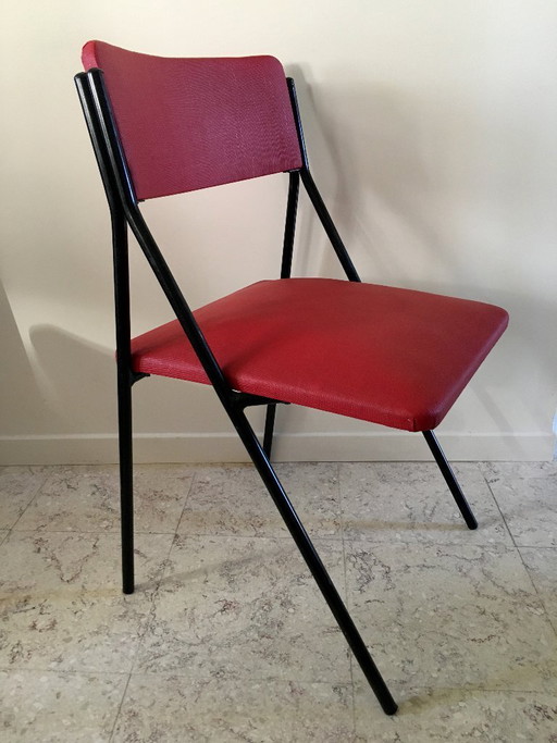 Chaise de Bureau Années 50 – eetkamerstoelen, Skai