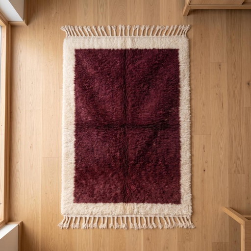Authentischer marokkanischer Berberteppich, handgeknüpft, 150 cm x 270 cm – vloerkleden en tapijten, Wool (photo 2 of 7)