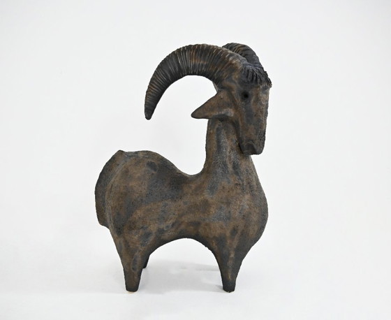 Image 1 of Chèvre en céramique de Dominique Pouchain
