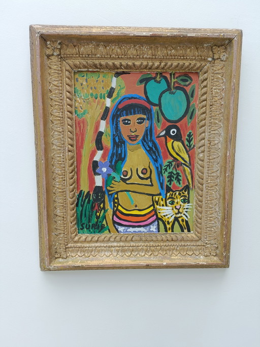 Surip Santoso painting