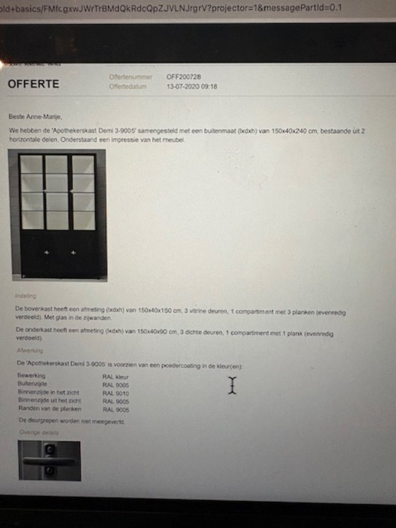 Image 1 of Old Basics medicine cabinet