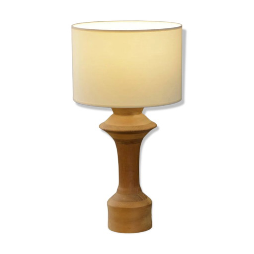Lampada in rovere degli anni '50