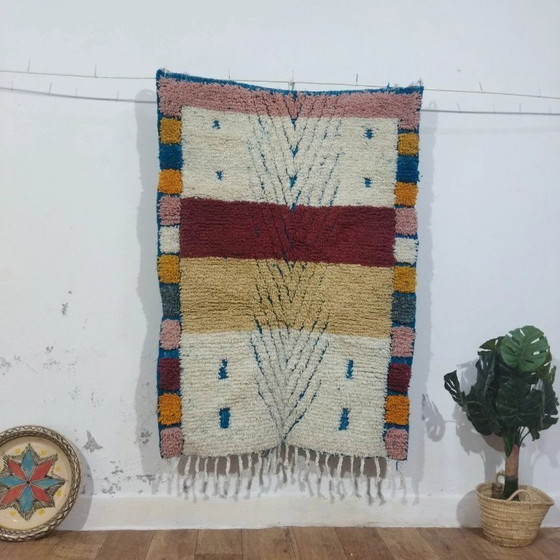 Image 1 of Elegant Berberkleed – Handgemaakt van natuurlijke wol (140 × 100 cm)