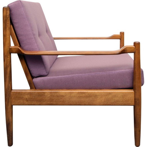 Poltrona vintage color lilla anni '60
