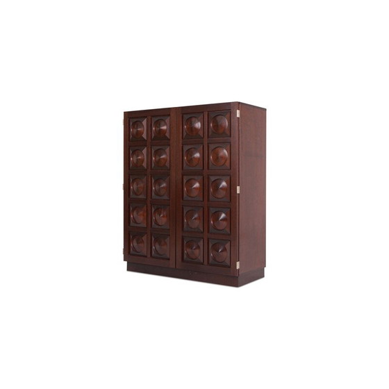 Image 1 of Vintage Belgian bar in dark mahogany