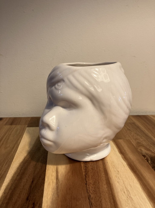 Italienische Vase / Jardiniere Testa di Moro, 60er Jahre