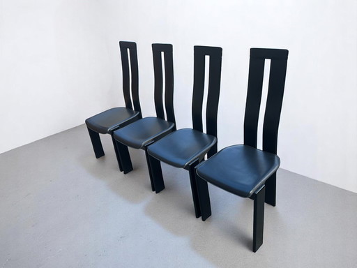 4x Chaises design de Pietro Costantini - Italie, 1970