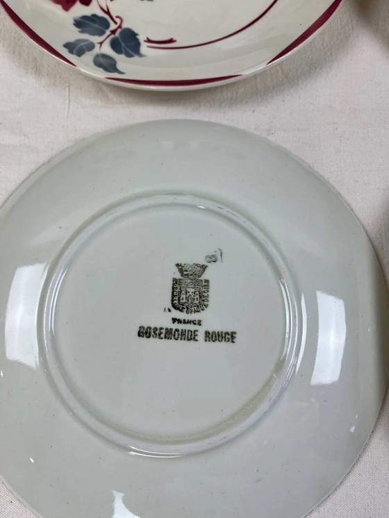 Antike Dessertteller – Geschirr, Porcelain, Art Deco (photo 9 of 10)