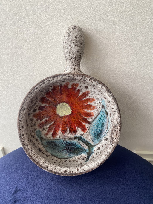 Vintage Vallauris Fat Lava Trinket Tray