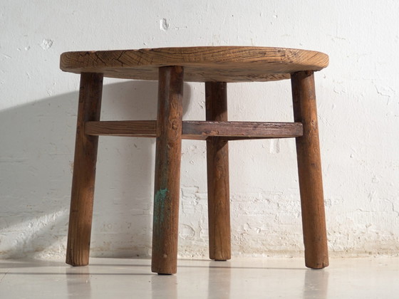Tavolino basso rotondo antico in legno di olmo – Cina, circa 1930 – Tavolini da caffè (photo 26 of 40)