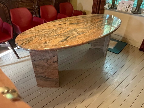 Image 1 of Tavolo da pranzo in granito + 6 sedie