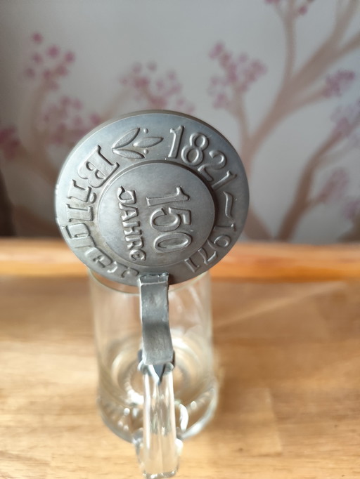 Boccale da birra con coperchio da collezione – 150 Jahre Jubiläum