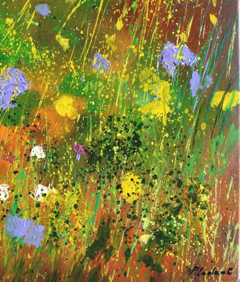 油彩 絵画 『Wild Flowers 2025』丸形 直径25cm 絵画 原画 油彩 絵画 『Wild Flowers 2025』丸形 直径25cm 絵画 原画 油彩 絵画