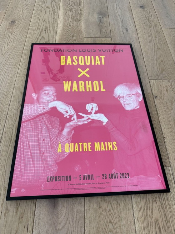 Image 1 of CORNICE PER POSTER DELLA FONDAZIONE LOUIS VUITTON BASQUIAT WARHOL