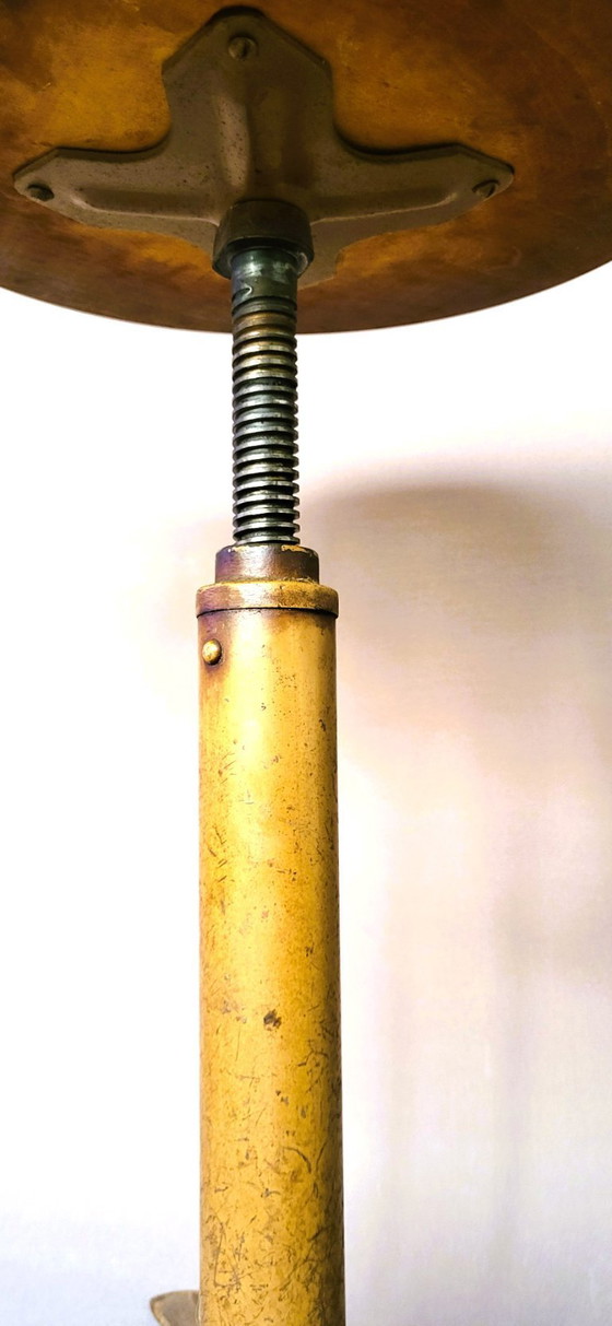 Image 1 of Sgabello da officina anni '50/'60