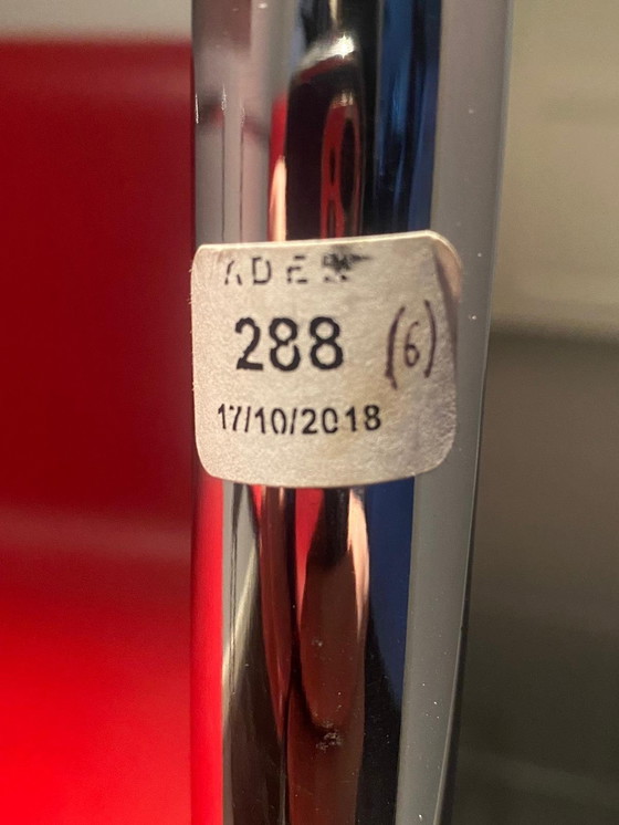 Image 1 of Set of red Italian design chairs