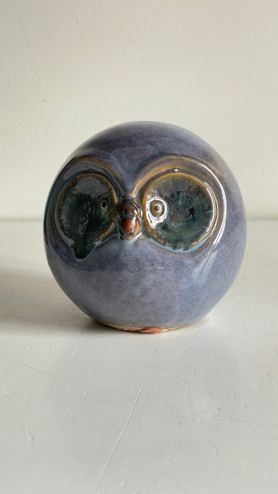 Image 1 of Vintage Handmade Ceramic Owl