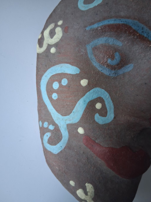 Death mask,ceramic