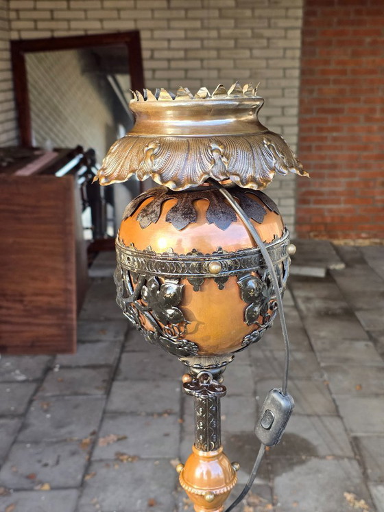 Image 1 of Lámpara victoriana Art Nouveau – Belle Époque 