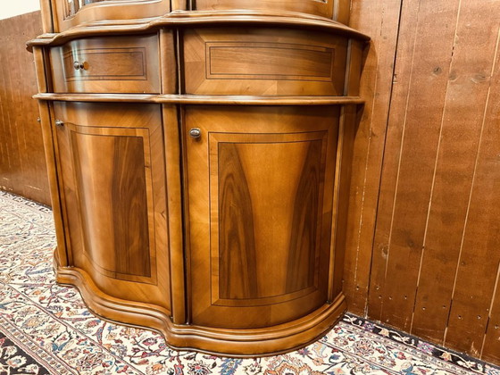 Klassische Jugendstil Anrichte – Vitrine, Glas, Metall (photo 13 of 16)