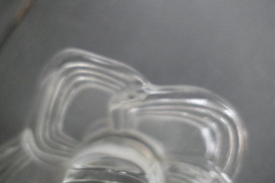 Image 1 of Vintage Rosenthal kandelaar roos kristal Johan van Loon