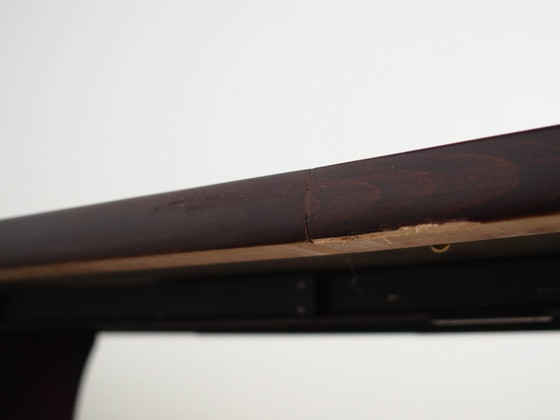 Image 1 of Round mahogany table, Danish design, 1970s, manufactured in Denmark