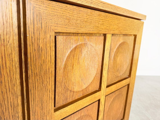 Image 1 of Originale credenza brutalista Gerhard Bartels in rovere del Medioevo