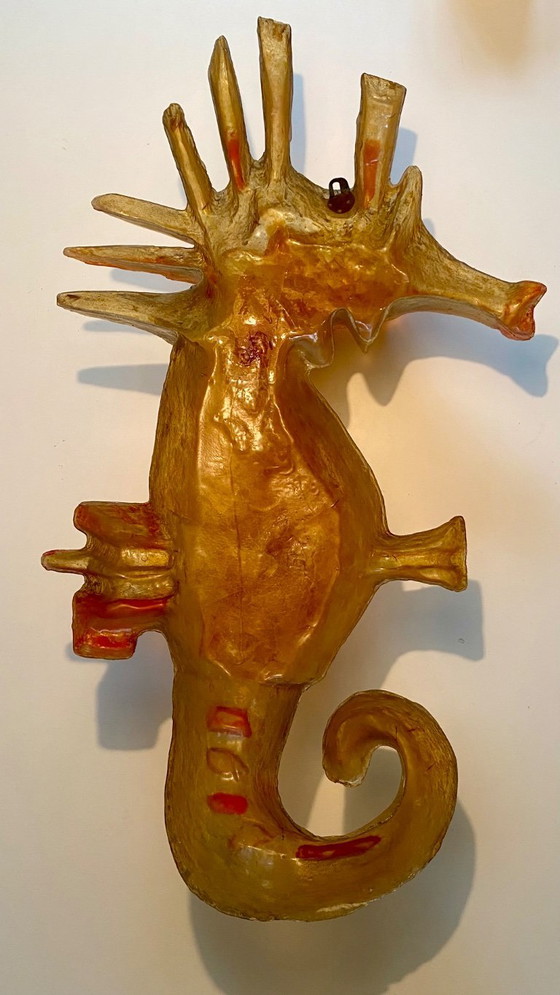 Image 1 of Escultura firmada "Caballito de mar" – Matius, Francia, ca. 1970