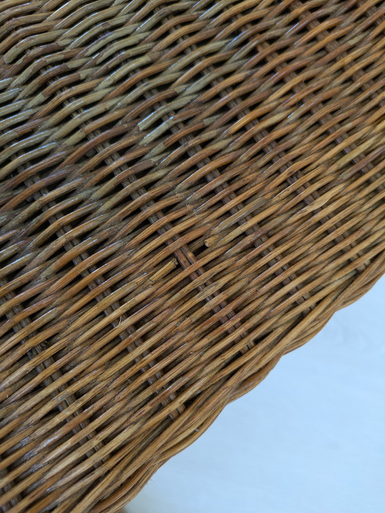 Image 1 of Outdoor Wicker Lounge - Vintage