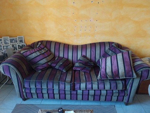 Pair of HOME SPIRIT sofas (High-end) - L 2.10m x W 0.90m