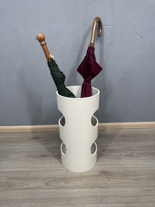 Mid-Century Space Age umbrella stand – plastic design from the 1960s