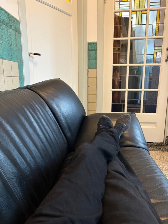 Image 1 of LEOLUX leather sofa