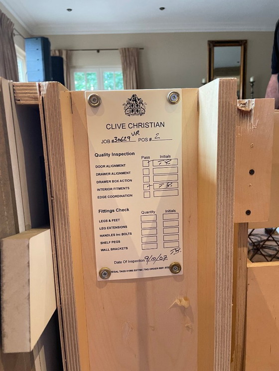 Image 1 of Clive Christian tv dressoir incl tv