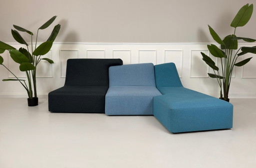 Ligne Roset Confluences Bank Luik Blauw