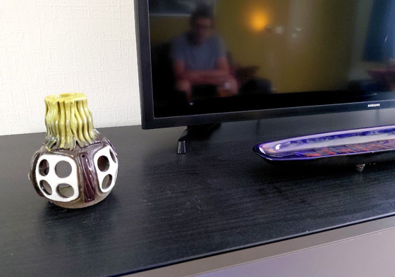 Vintage Brutalist Ceramic Mood Light, 1970s Studio – Brutalist Keramik, Candle holders (photo 2 of 11)